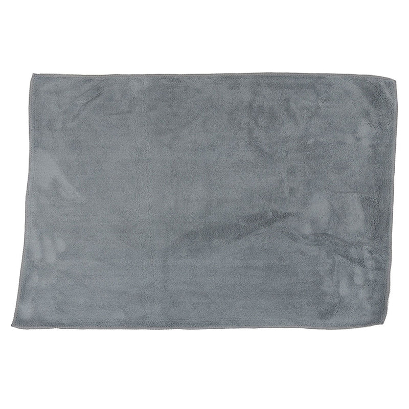 Microfiber Super Plush Cloth 16x24 - 380g Grey