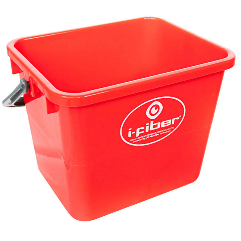 3.5 gallon red bucket with no lid