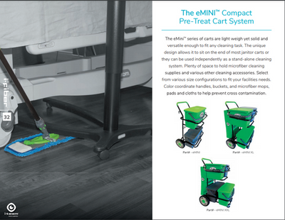 The eMINI™ Compact Pre-Treat Cart System