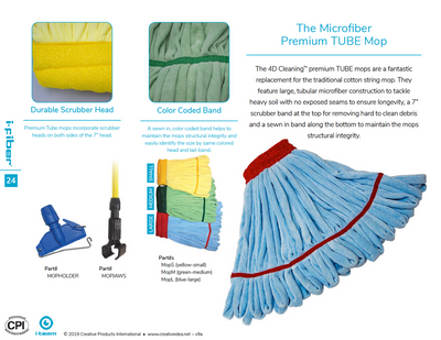 Microfiber TUBE Mop Literature