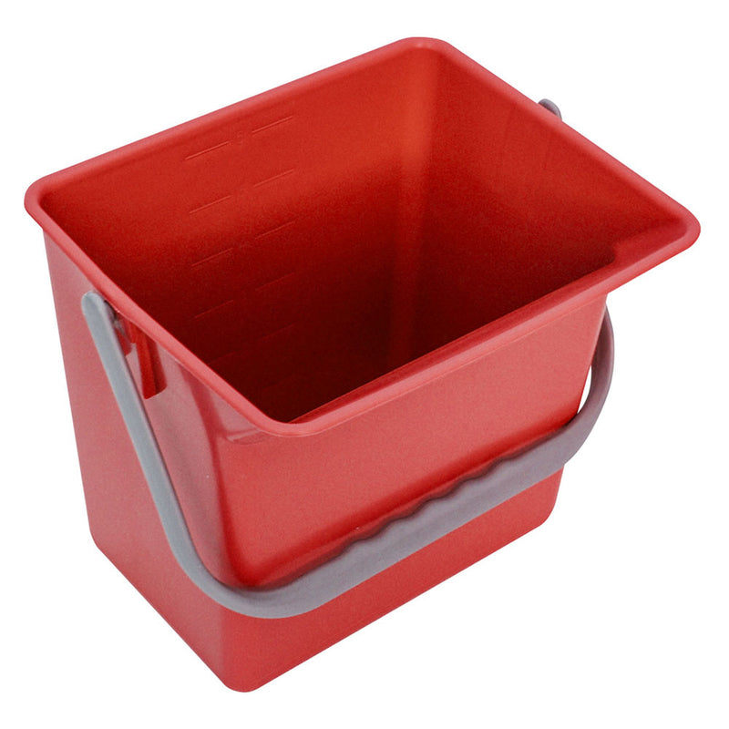 red 1.5 gallon bucket