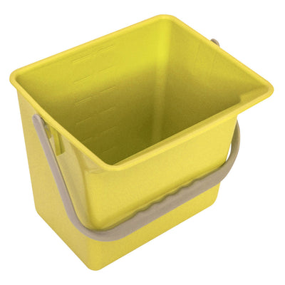 yellow 1.5 gallon bucket