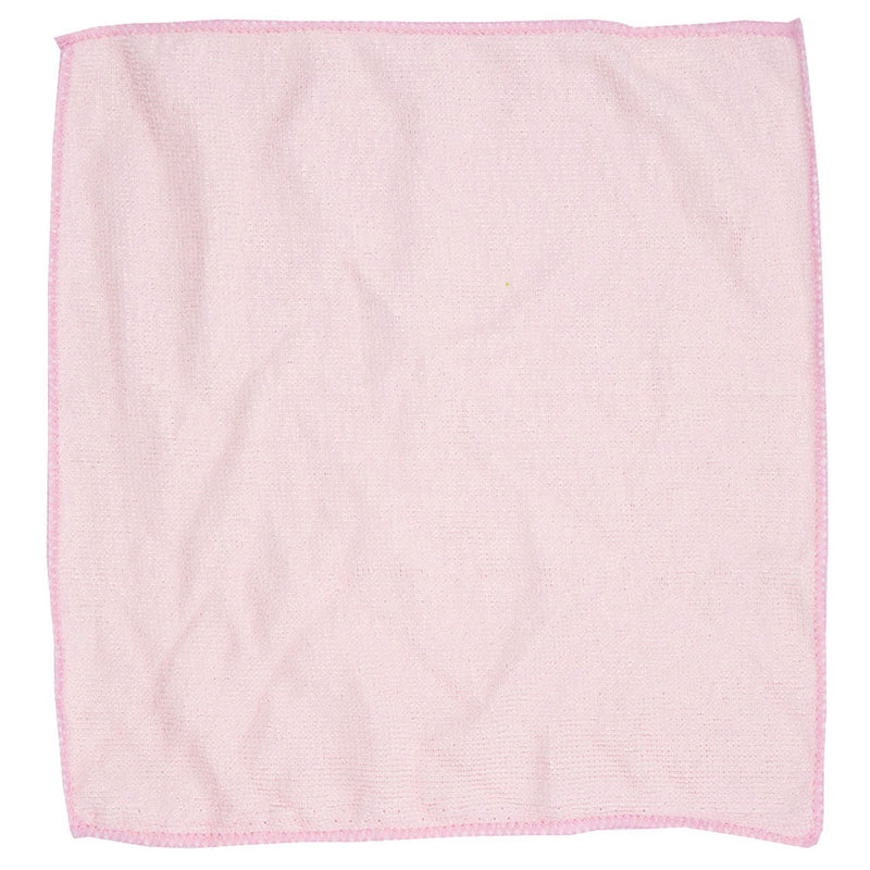 pink microfiber cloth