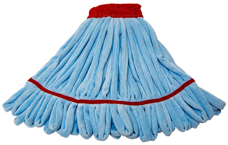 Premium Microfiber Tube Mop with 7" Scrubber Head Large