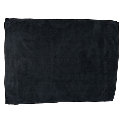 Microfiber Super Plush Cloth 16x24 - 380g Black