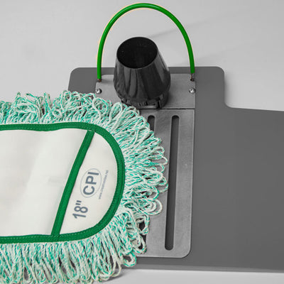 Dust Mop cleaning accessory that hooks up to your vacuum cleaner hose
