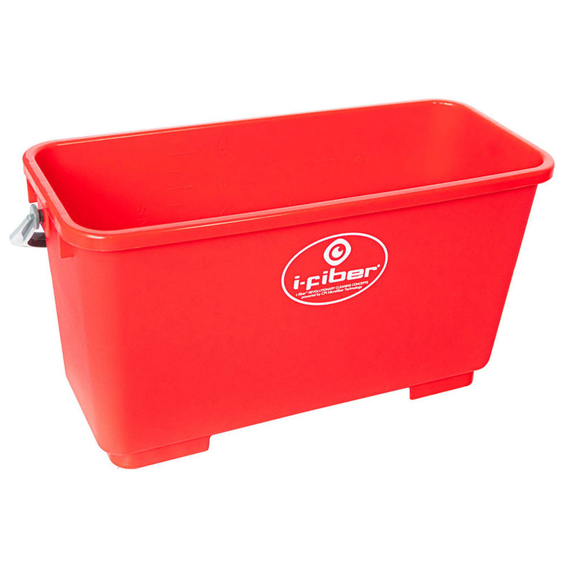 red cleaning bucket
