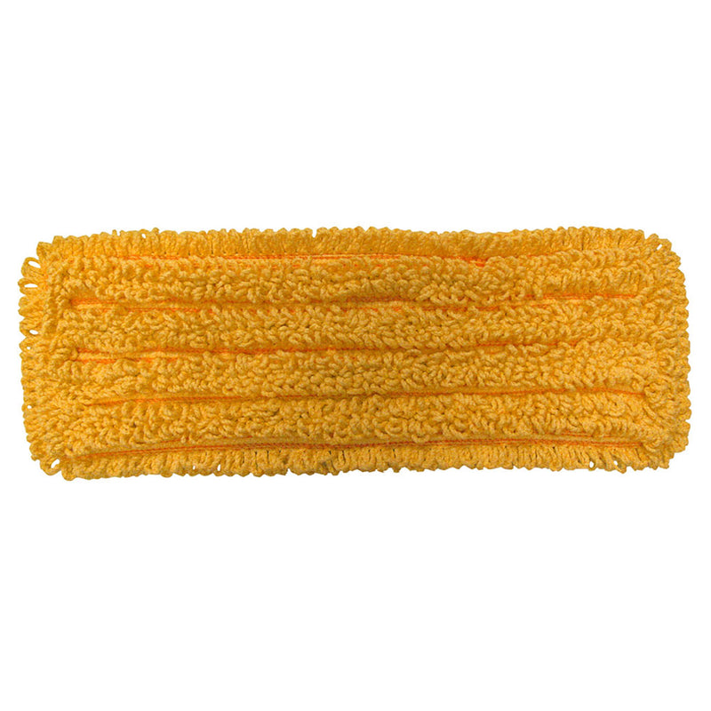 Premium Looped Microfiber Mesh Pocket Mop 18" Yellow