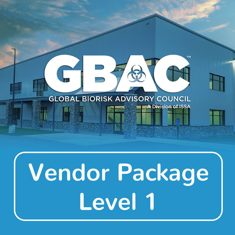 Vendor Level 1 - The GBAC Experience: Defining Clean for Indoor Spaces
